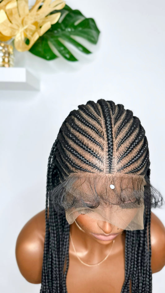 Anita Glueless Braided Wig.