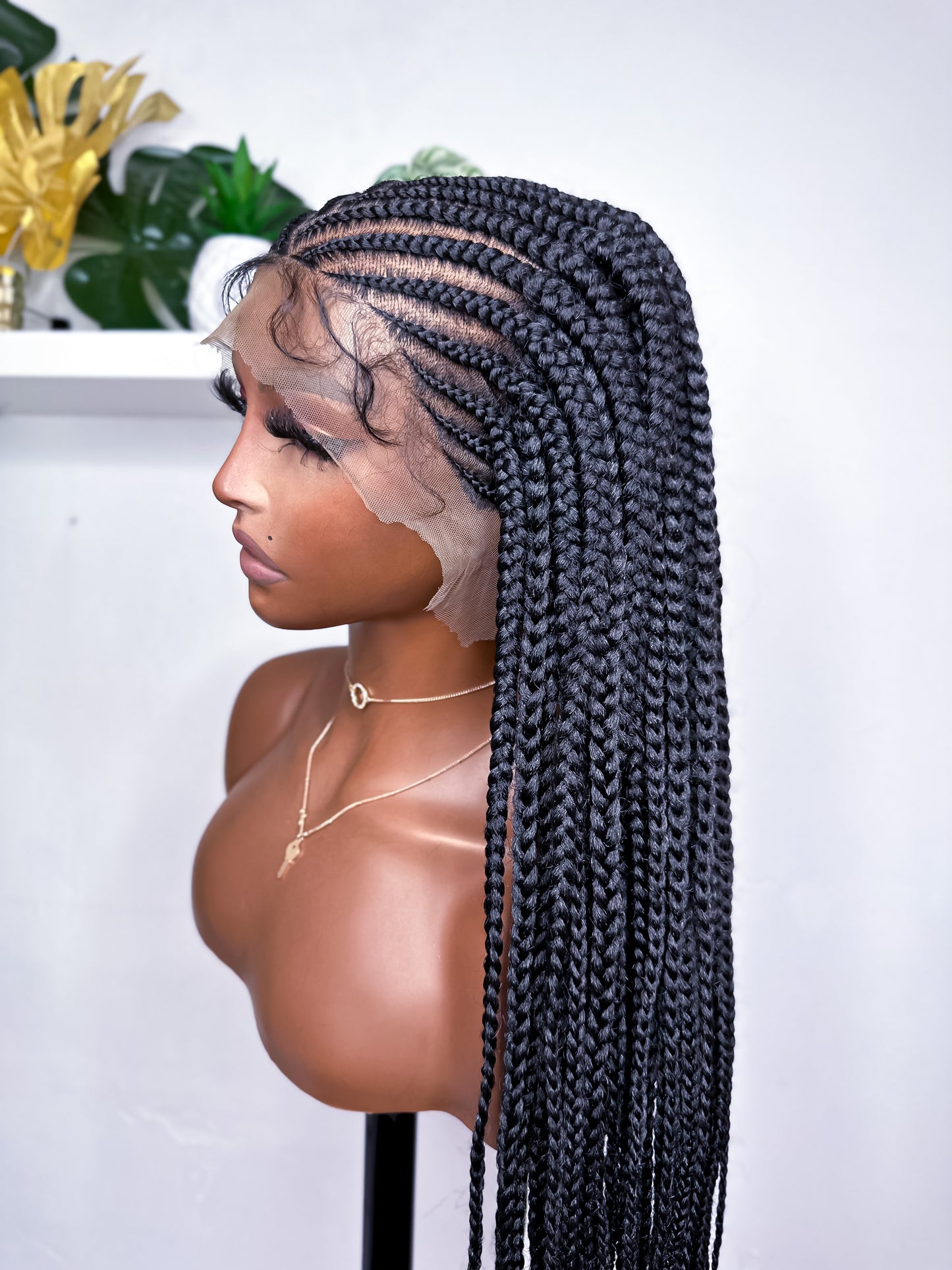 Sharon Glueless Braided Wig.