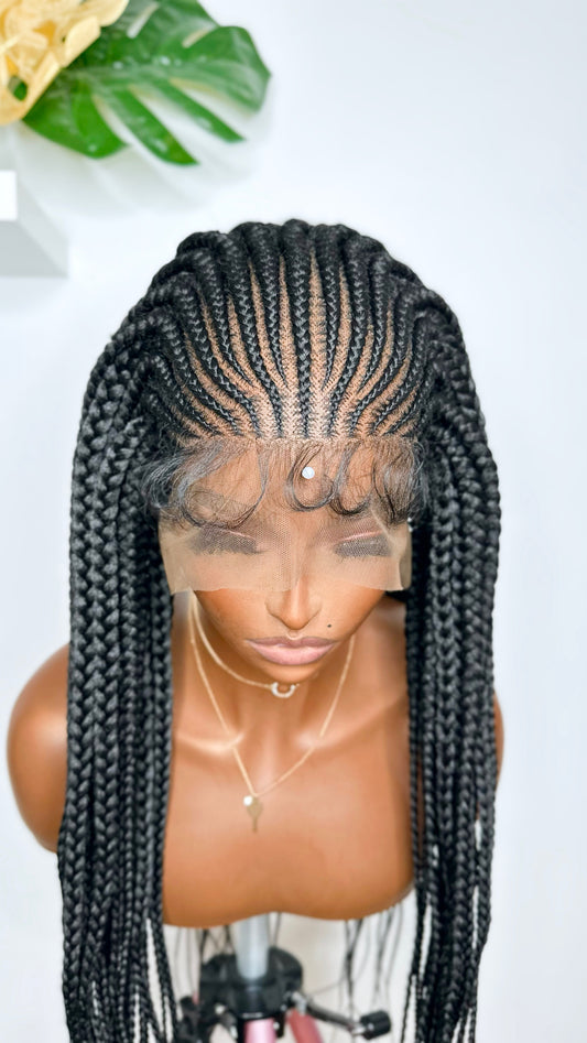 Erica Glueless Braided Wig.