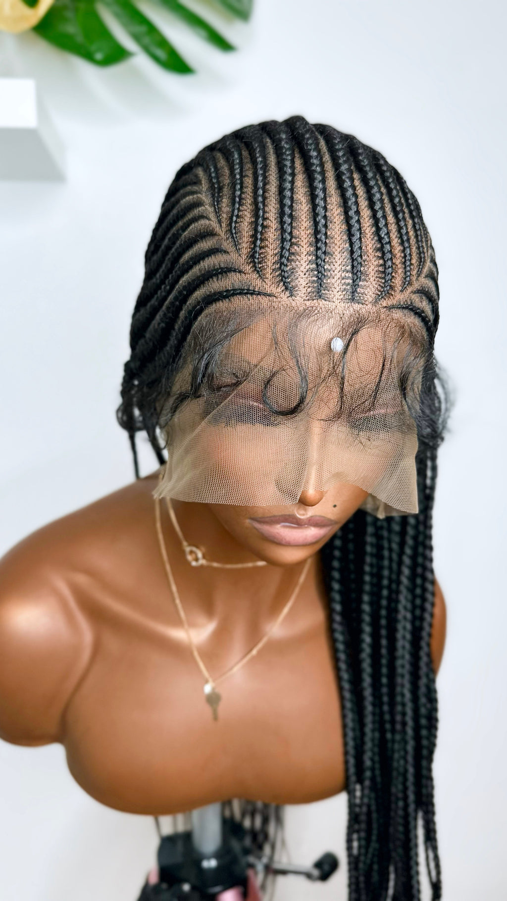 Queen Glueless Braided Wig.