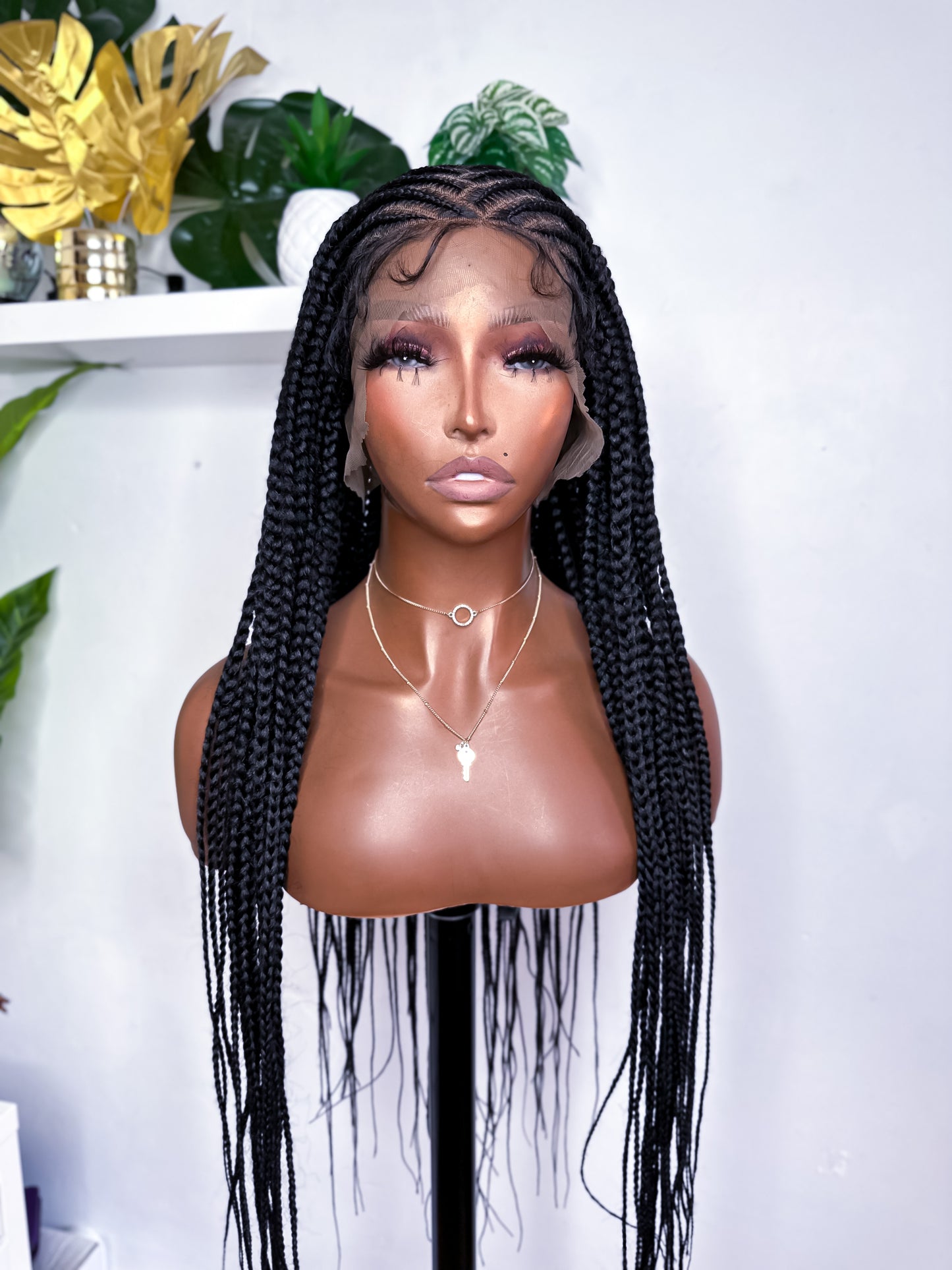 Sharon Glueless Braided Wig.