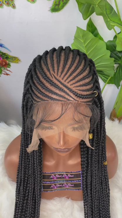 Ashley Glueless Braided Wig.