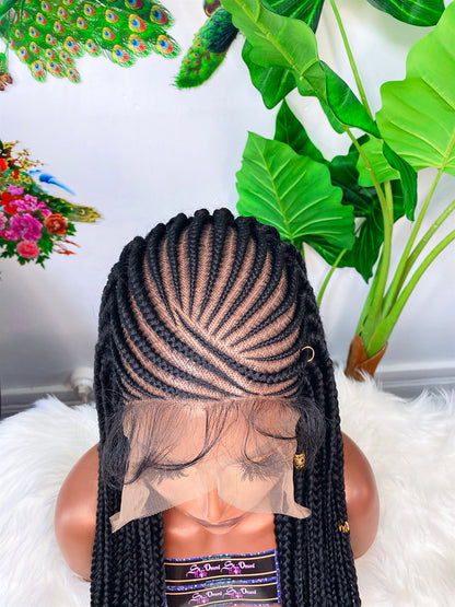 Ashley Glueless Braided Wig.